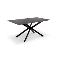 Стіл Грінвіч XS-1346, (160*90), чорний/мармур (А0054746)
