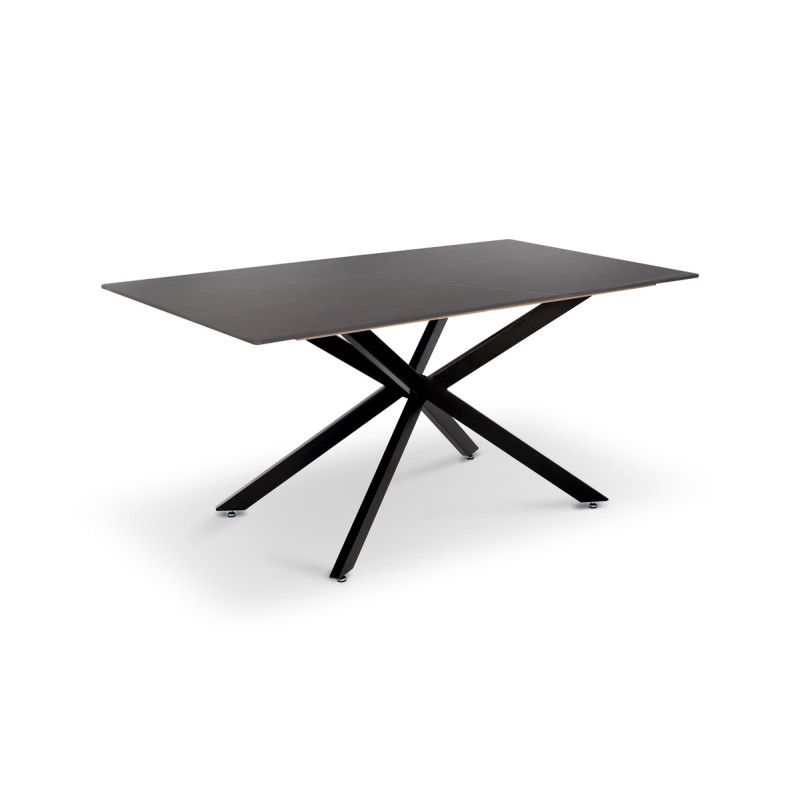 Стіл Грінвіч XS-1346, (160*90), чорний/мармур (А0054746)