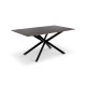 Стіл Грінвіч XS-1346, (160*90), чорний/мармур (А0054746)