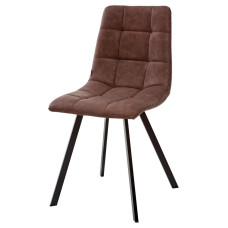 Стілець Чілі (квадрат) чорний/ коричневийRU-05 (А0052358)