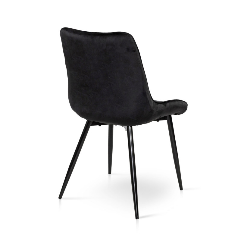 Стул КОРФА, велюр черный (А0057234)