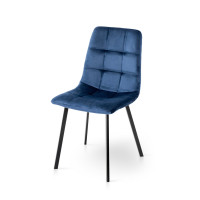 Стул Ментос черный/ велюр синий (А0057185)