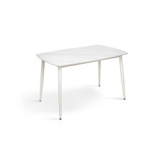 Стол КИПАРИС 120*80, белый/белый мрамор (А0055673)