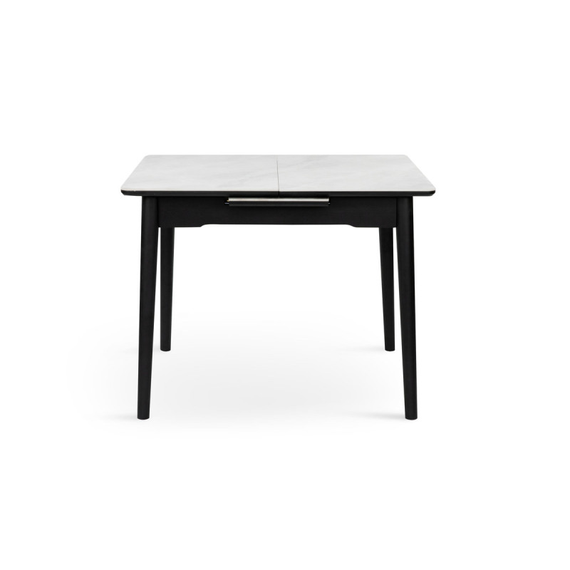 Стіл Нептун розкл, 95/125*70 чорний/керам бетон (А0056319)