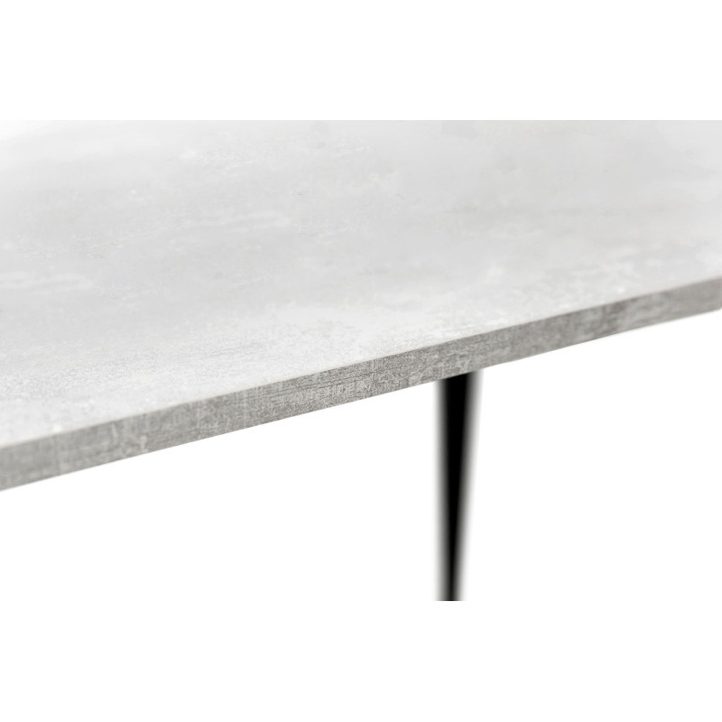 Стол Гейт 120/80*75, индастриал/черные ноги (А0058010)