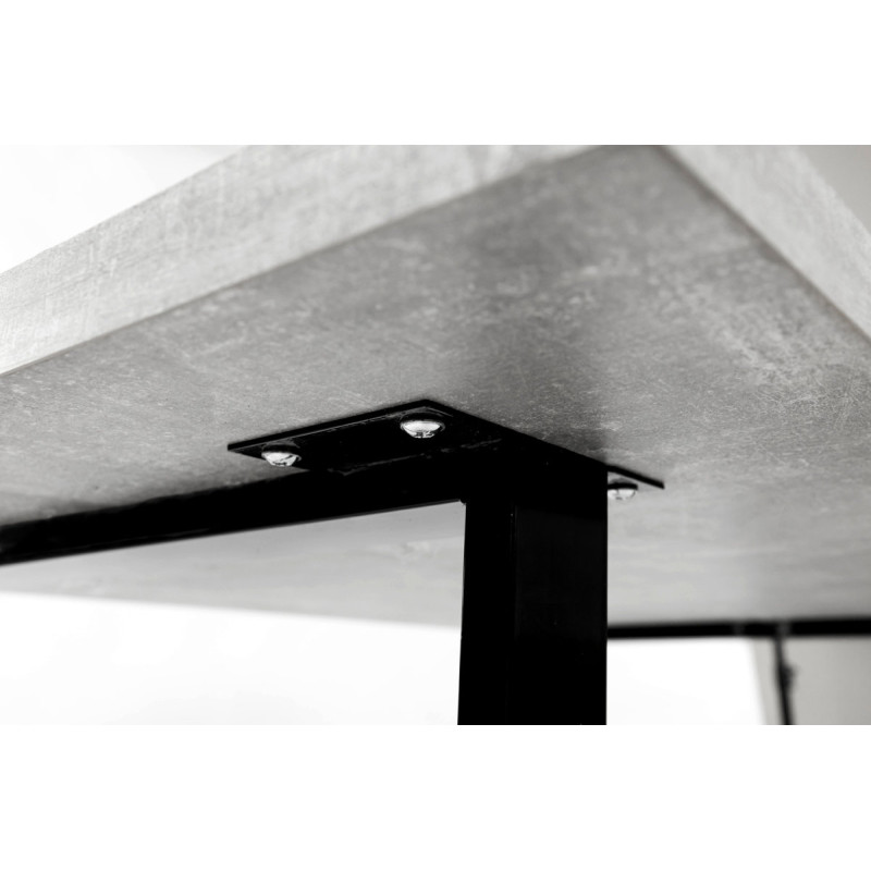 Стіл Кентукі 120/80*75, індастріал /чорні ноги (А0058008)