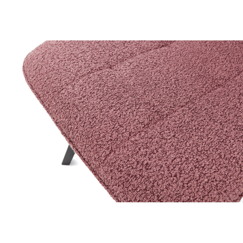 Стул ФРЕШ (квадрат) черный/букле кирпичная (А0057506)