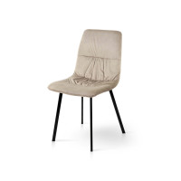 Стілець Авері чорний/велюр мокрий пісок Bluvel-40 (А0056395)