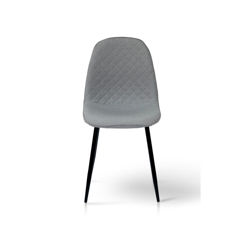 Стул Марс, черный/ткань серая (А0053274)