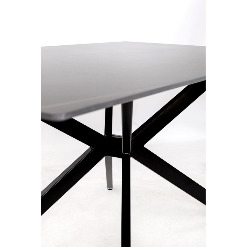 Стіл Грінвіч XS-1346, (160*90), чорний/мармур (А0054746)