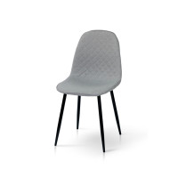 Стул Марс, черный/ткань серая (А0053274)
