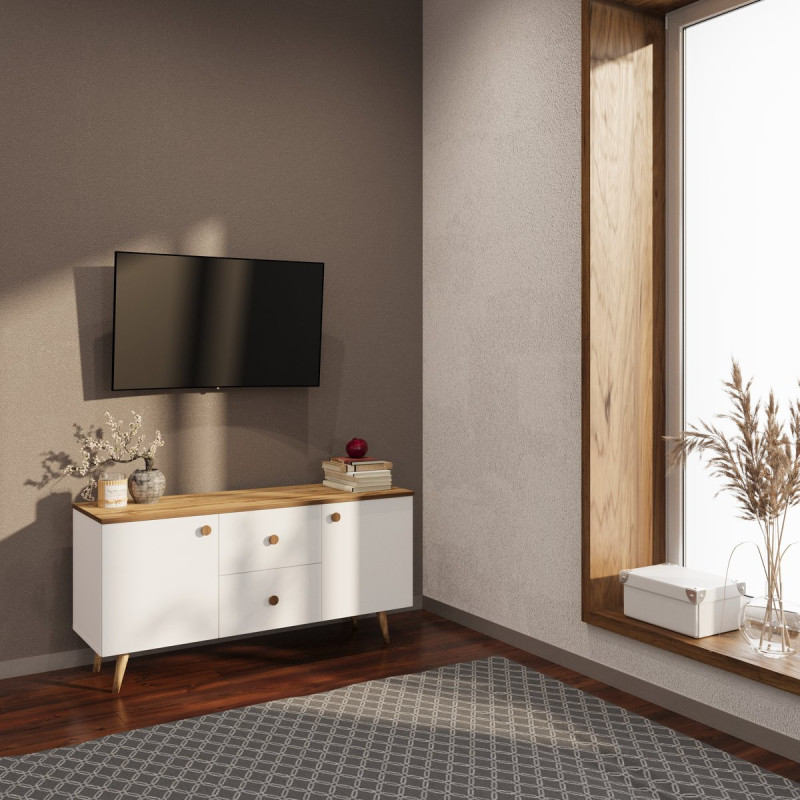 Тумба ТВ Сканді, глуха (А0054666)