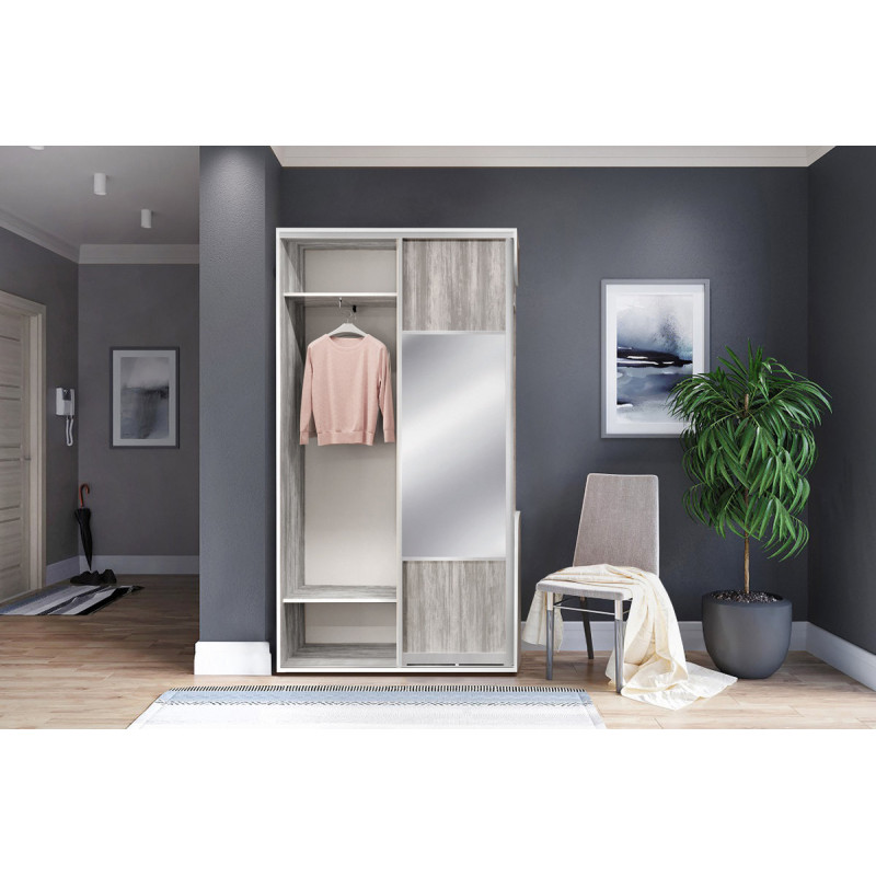 Вітальня купе Бриз, урбан лайт/біла кромка (А0054570)