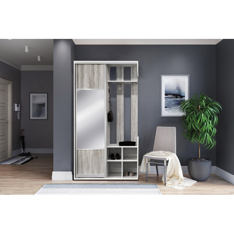 Вітальня купе Бриз, урбан лайт/біла кромка (А0054570)