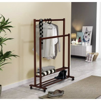 Плечики Спліт напольні подвійні, горіх (А0051091)