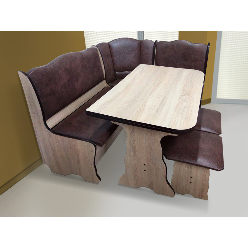 Кухонний гарнітур Гармонія ДСП сонома/шоколад (А0043150)