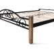 Ліжко Регіна Вуд 1600*2000, чорний (А0057567)