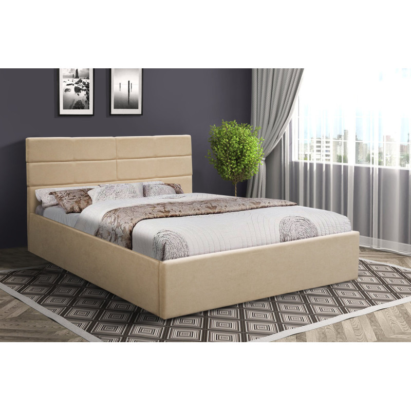 Ліжко Дюна 1600*2000 с п/м Аляска 23 беж (А0047724)