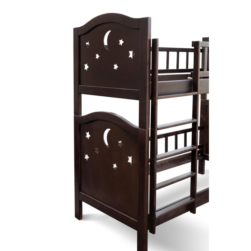 Ліжко Тоскана двухярусна 900*2000 горіх (А0055196)