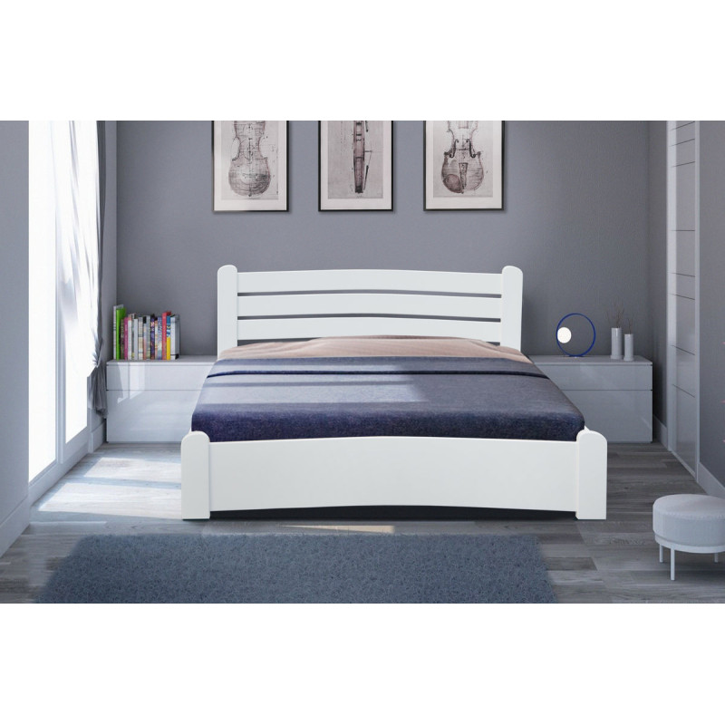 Ліжко Сабріна 1600*2000, вільха/біла--- (А0053190)