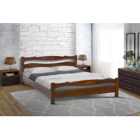 Ліжко Венера 1400*2000, вільха/темний горіх (А0055704)