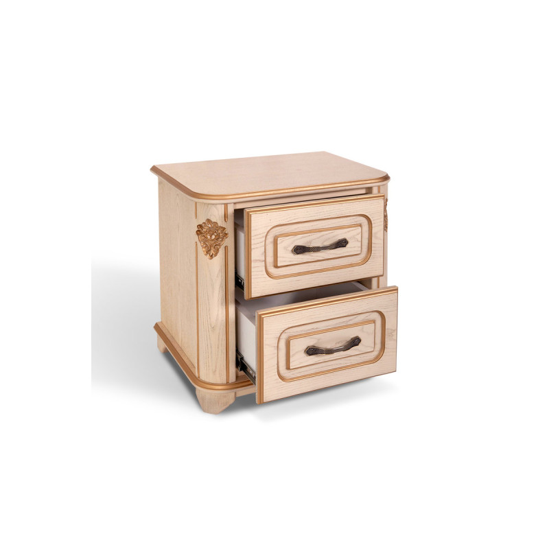 Тумба Стефания, слон.кость+патина (А0050555)