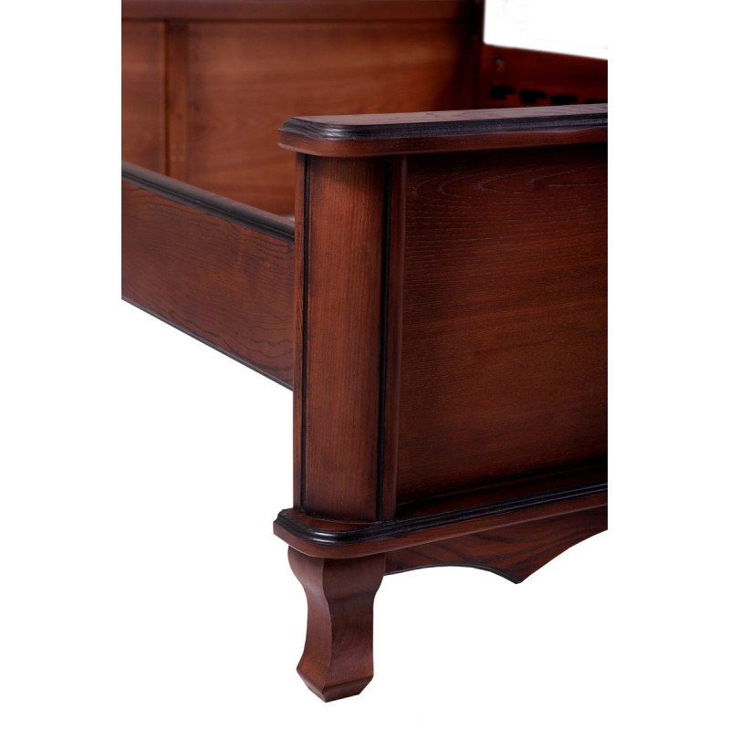 Кровать Грация 1600*2000, темный орех с патиной (А0050551)