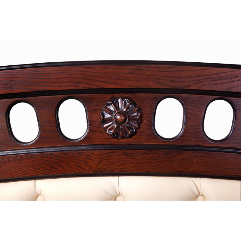 Ліжко Феліція 1600*2000, темн горіх з патиною (А0050553)