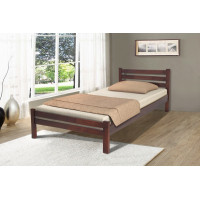 Ліжко Еко  800*2000, тем.горіх (А0053368)