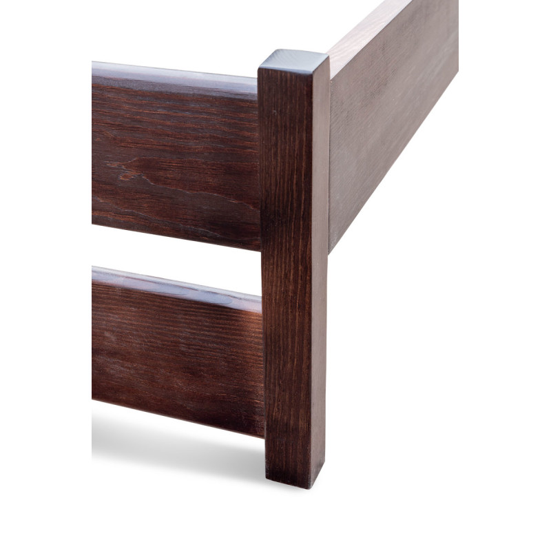 Кровать Лили 900*2000, орех темный (левое Г) (А0057262)