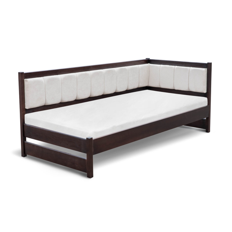 Кровать Лили 900*2000, орех темный (левое Г) (А0057262)