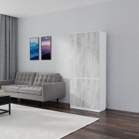 Розпашна шафа Смузі 05 800 білий/урбан-лайт (А0054792)