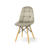 Стілець ДЖАСТІН, велюр пісочний (А0056078)