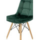 Стул ДЖАСТИН, велюр зеленый (А0057599)