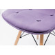 Стул ДЖАСТИН, велюр сиреневый (А0052509)