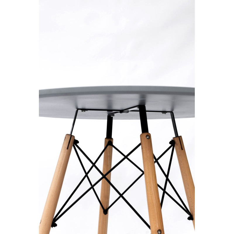 Стіл обідній ЕТНА MDF (D=80cm), сірий (А0051829)