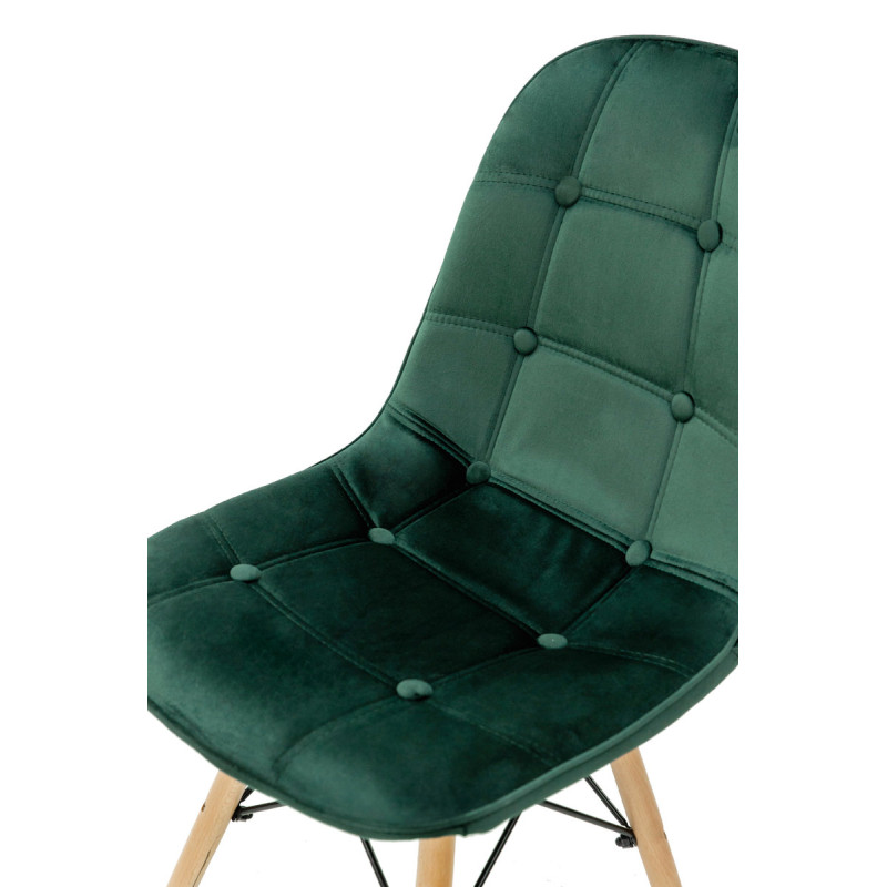 Стул ДЖАСТИН, велюр зеленый (А0057599)