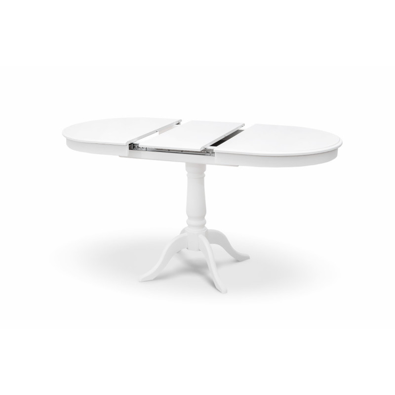 Стіл обідній Анжеліка ( 1000+300 )/680 білий (А0054211)