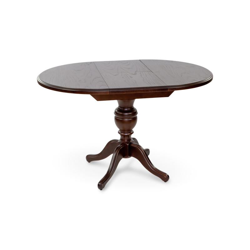 Стіл обідній Гермес Д=89 ( +38 ), т.горіх (А0025366)