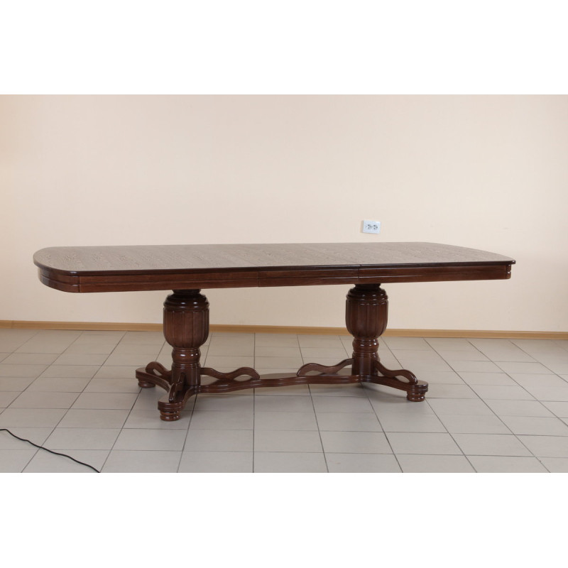 Стіл обідній Барон 200(+40)*100, темний горіх (А0019234)