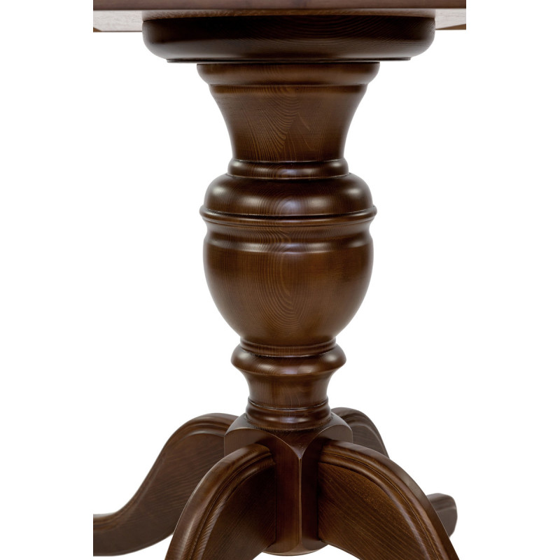 Стіл обідній Гермес Д=89 ( +38 ), горіх (А0038590)