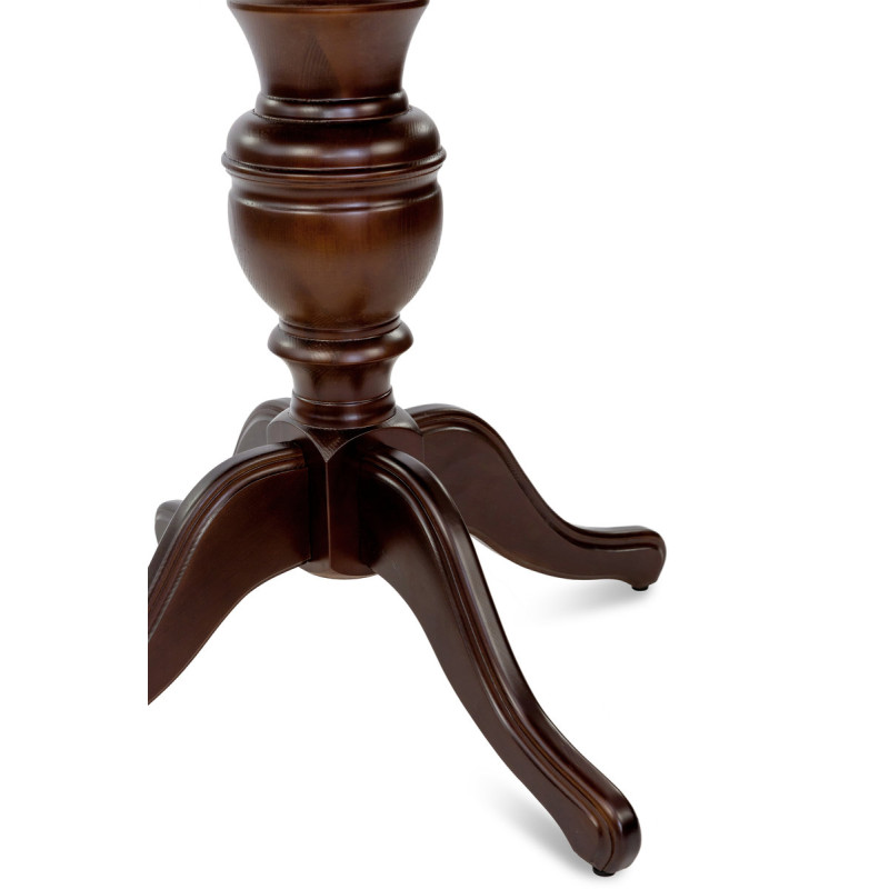 Стіл обідній Гермес Д=89 ( +38 ), т.горіх (А0025366)