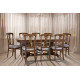 Стіл обідній Барон 200(+40)*100, темний горіх (А0019234)