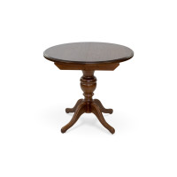 Стіл обідній Гермес Д=89 ( +38 ), горіх (А0038590)