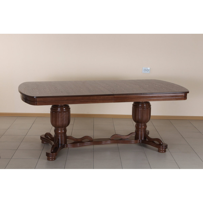 Стіл обідній Барон 200(+40)*100, темний горіх (А0019234)