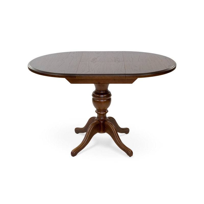 Стіл обідній Гермес Д=89 ( +38 ), горіх (А0038590)