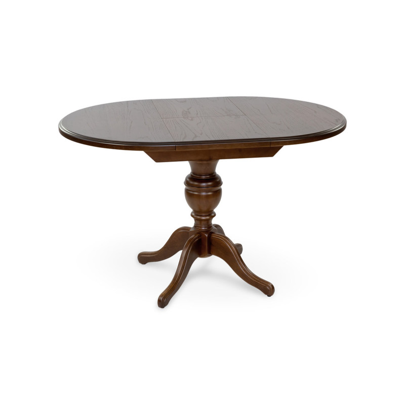 Стіл обідній Гермес Д=89 ( +38 ), горіх (А0038590)