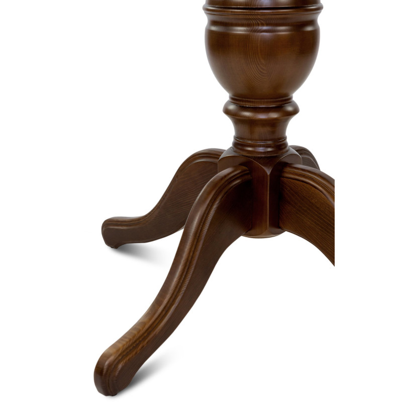 Стіл обідній Гермес Д=89 ( +38 ), горіх (А0038590)