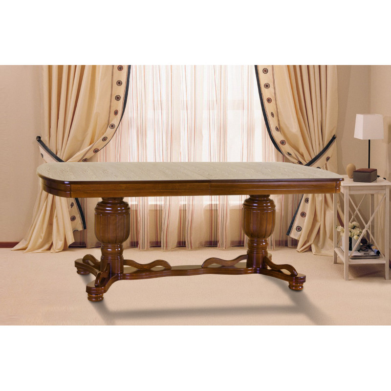 Стіл обідній Барон 200(+40)*100, темний горіх (А0019234)