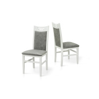 Стілець Юля (білий/Моррант 07 Лайт) (А0055816)